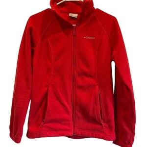 Columbia Fuchsia Full-Zip Fleece Jacket